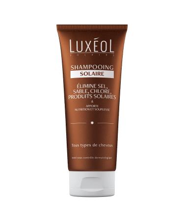 LUX OL - Solar Shampoo - Nourishing Hair Care for Beach Swimming Pool - Eliminates Salt Sand Chlorine Products - Silicone Free - 95% Natural Ingredients - Made in France - 200ml