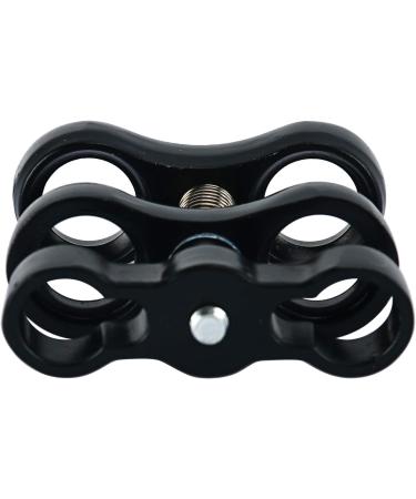 Amarine Made 1 Inch Black Underwater Ball Clamp Mount - 2 Pack for Light Arm System - Buy Online on GoSupps.com