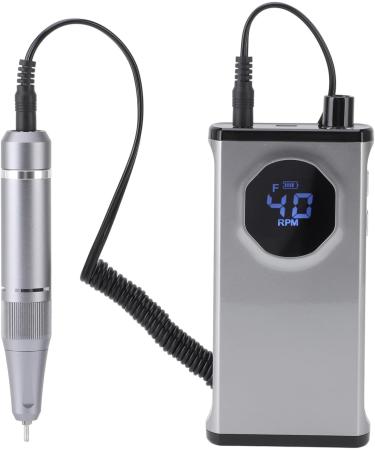 Electric Nail File 40000RPM Electric Nail Drill Forward and Reverse Rotation for Nail Technicians (Gray) - Buy Online on GoSupps.com