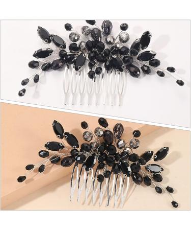 Beaupretty Hair Comb Decor Comb Crystal Women's Hair Wedding Hair Side Comb - Buy Online on GoSupps.com