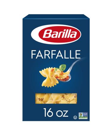 Barilla Farfalle Pasta, 16 Oz. Box - Non-GMO Pasta Made with Durum Wheat Semolina - Italy's Number 1 Pasta Brand - Kosher Certified Pasta