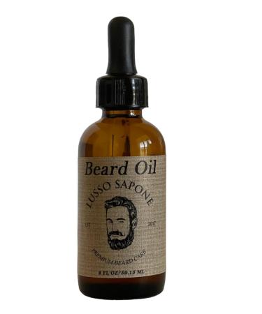 Lusso Sapone 2oz Beard Oil - Wood Scent | Moisturizes Softens & Promotes Growth | International Shipping Available - Buy Online on GoSupps.com