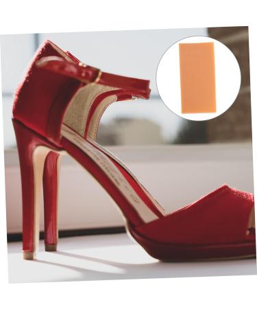 FRCOLOR Yellow Heel Stickers for Shoe Repair | Anti-Slip Sole Pads & Cushions | Durable Chunky Heel Rubber Protectors | 18.5X9CM - Buy Online on GoSupps.com
