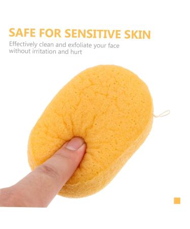 Exfoliating Face Wash Sponge | Natural Skincare Tool & Makeup Applicator - Volcanic Mud Clean PVA Sponge - Buy Online on GoSupps.com