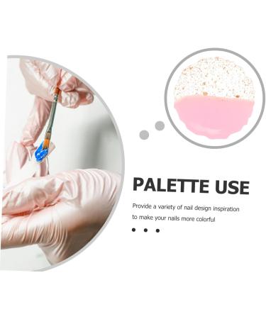  MERRYHAPY MERRYHAPY Nail Art Palette Kit Resin Display Stand Mixing Tray for Home Use - Buy Online on GoSupps.com