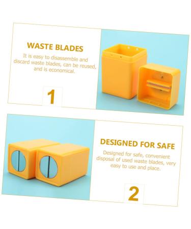 Uonlytech 2-Piece Blade Storage for Sound Box Car Fiber Needles - Multi-Purpose Plastic Mini Container - Buy Online on GoSupps.com