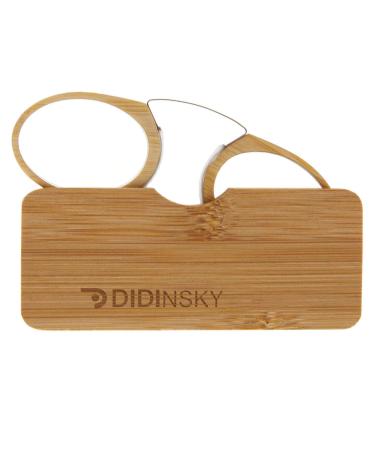 Didinsky blue light filter glasses for women and men.Bluber filter glasses with strength.Frame and housing made of bamboo and anti -reflective crystals.5 Dioptria available - Orsay Bambu Bambu 2.0 x - Buy Online on GoSupps.com