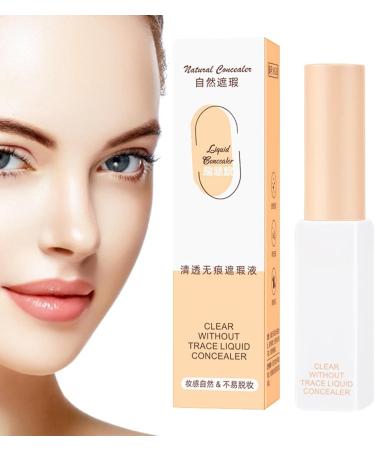 Liquid Concealer 4g Crease-Free Brightening Moisturizing Concealer | Hydrating Concealer Wand Long-Lasting Color Correcting Makeup for Marks Dark Circles Fine Lines Ristyur - Buy Online on GoSupps.com