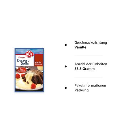 Buy Sugar-Free Vanilla Dessert Sauce Powder - 3 Pack for Cooking Cakes & Strudels | Flavorful Vanilla Taste - Buy Online on GoSupps.com