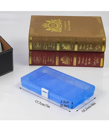DUOFIRE Adjustable Plastic Organizer Container Storage Box with 15 Grids - 4 Pack, Ideal for Jewelry, Beads, Earrings, Fishing Hooks, Small Accessories - Buy Online on GoSupps.com