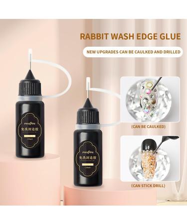 Nail Glue Premium Quality Gel Nail Glue with Stainless Steel Pinhole Design Wash-Free Sticky Drill Nail Bond Glue for Women#G410 - Buy Online on GoSupps.com