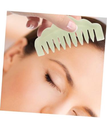 JECOMPRIS Jade Gua Sha Massage Device - Scalp Massager & Trigger Point Tool | Compact Hair Combs from Xiuyu China - Buy Online on GoSupps.com
