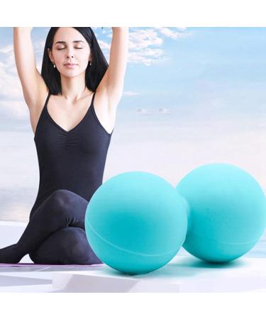 QUR Peanut Massage Ball - Double Massage Ball for Myofascial & Muscle Relaxation Acupuncture Therapy - Yellow | International Shipping Available - Buy Online on GoSupps.com