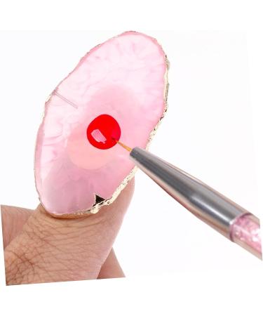  Healeved Healeved 6 Piece Nail Palette Holder for Nail Polish Makeup Mixing Palette Makeup Palette Color Drawing Square Nail Art Tray Ring DIY Color Plate Mixing Tray for Nail Polish Resin - Buy Online on GoSupps.com