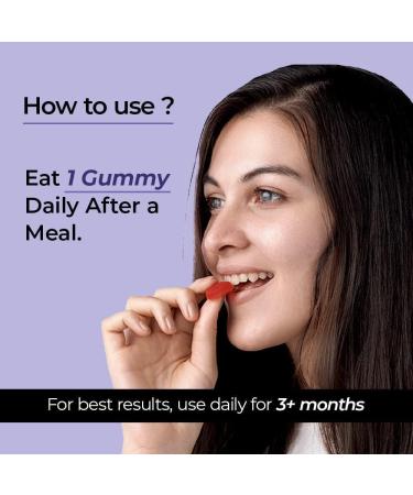 Biotin Hair Gummies - 30 Gummies | for Stronger Shinier Hair & Nails | Hair Gummies for Women | Gummies for Hair Growth - Buy Online on GoSupps.com