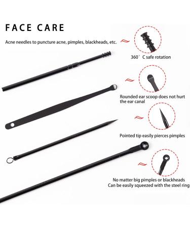 Dinghaole Professional Manicure Set Nail Clippers 18 Pieces Stainless Steel Nail Care Tools with Black PU Leather Bag Suitable for Thick Nails Portable for Travel and Home Use - Buy Online on GoSupps.com