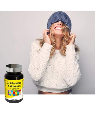 NUTRIEXPERT - 22 Vitamins & Minerals - Helps reduce fatigue - Supports natural defenses - Protects cells from oxidative stress - 30-day treatment - French brand - Pack of 3 products - Buy Online on GoSupps.com