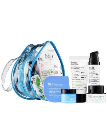 belif Hydrators-On-The-Go Kit | Travel Kit | Moisturizer, Eye Cream, Serum, Hydration | Daily Hydrating Skincare Set | Antioxidant Packed Moisturizing Set for All Skin Types | KBeauty | 1.01 Fl Oz