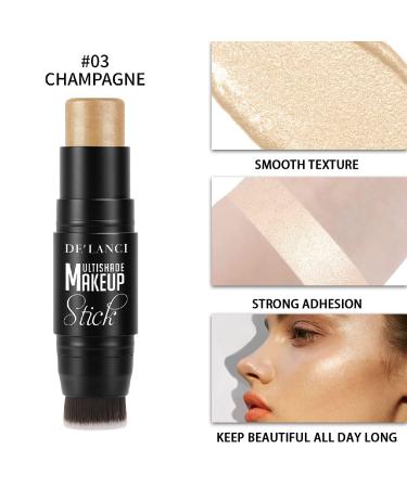 Afflano Waterproof Cream Highlighter Stick - Long Lasting Champagne Shade - Cruelty Free - Buy Online on GoSupps.com