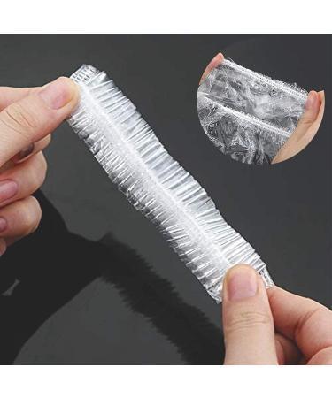 100 Pcs Disposable Clear Plastic Shower Caps - Waterproof Spa, Hotel, Salon, and Travel Hair Protection - Buy Online on GoSupps.com