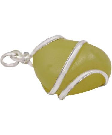 Harmonize Yellow Aventurine Stone Wire Wrapped Reiki Healing Gemstone Pendant Spiritual Gemstones - Buy Online on GoSupps.com
