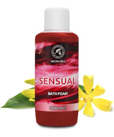 Bath Foam Sensual - 34 Fl Oz | Relaxing Aromatherapy & Wellness for a Good Sleep - Luxury Spa Bubble Bath Experience - Buy Online on GoSupps.com