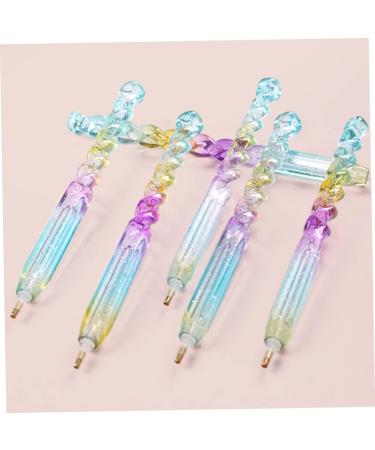 2PCS Sculpture Modeling Tools Nail Polish Dotting Tool Point Drill Pen Nail Wax Picker Pencil Rhinestones Pencil Bling Accessories Plastic Nail Point Pen Pickup 5d Diamond Drawing As Shown Medium - Buy Online on GoSupps.com