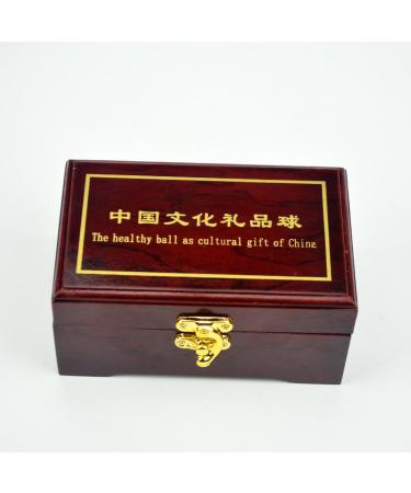 Chinese Jade Baoding Balls 5.1 cm - Yellow | Enhance Wellness & Balance | International Shipping - Buy Online on GoSupps.com