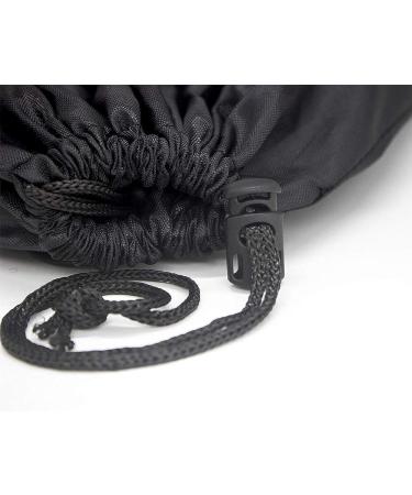 CousDUoBe 30 Pcs Plastic Cord Locks - Double-Hole and Single-Hole Spring Stoppers for Drawstrings, Bags, Clothing - Black - Buy Online on GoSupps.com