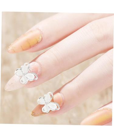 FRCOLOR 30 Pieces Nail Decoration Nail Decoration DIY Shell Decoration Metal Trim Metal Decoration Nail Butterflies Butterflies Nail Decoration Nails Gemstones 3D Alloy Manicure Accessories - Buy Online on GoSupps.com