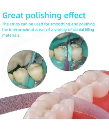Buy Lsojfe Tooth Sandpaper - Ultra-Fine Dental Polishing Strips (20 m 4mm Width) | Interdental Grinding Tool for Optimal Oral Care - Buy Online on GoSupps.com
