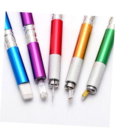 FOMIYES Microblading Pen 12 pcs Stainless Permanent Steel Professional Pencil Eyebrow Manual Makeup Pen for Embroidered - Buy Online on GoSupps.com