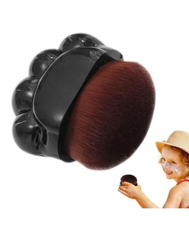 2 Sun Protection Applicator - Sunscreen Brush for Face | Foundation Body Makeup Brushes | Kids Sunscreen Applicator for Applying Sunscreen and Lotions (Multi Colour) Black