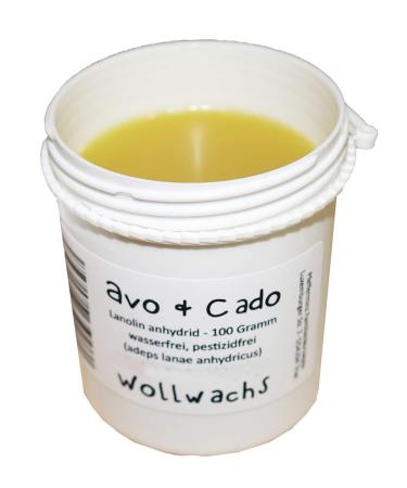 Avo + Cado Wool Wax 100g - Pure Lanolin for Wool Diapers & Clothing | Waterproof Pesticide-Free Nipple Ointment Cream - Buy Online on GoSupps.com