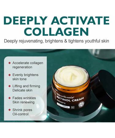 Hongjingda Deep Wrinkle Cream Anti-Aging Retinol Moisturizing Cream | Repairing Firming Moisturizing Face Cream 1.05 fl oz. Renews revitalizes and brightens skin for Hongjingda - Buy Online on GoSupps.com