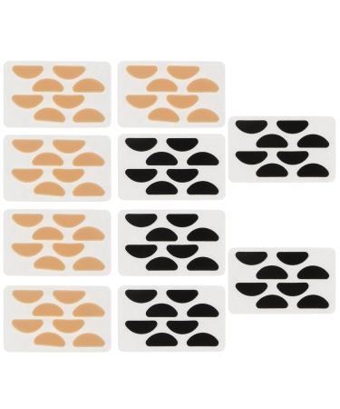 Beavorty 40 pair of Eva-sponge-nose pads saddle strand-nose pads skin paving skin attachment self-adhesive nose pads sponge pad for glasses neckfly make-up not remove glass frame eva sponge