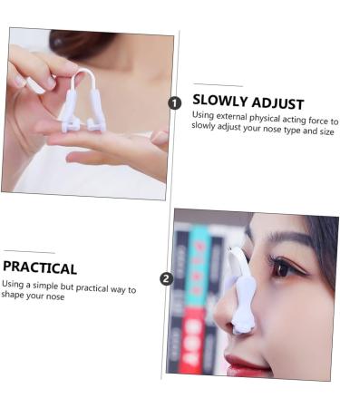 FRCOLOR Nose Pincer Clips - 4 Pcs Nose Shaping & Lifting Tool | Invisible Beauty Device for Slimming | DIY Nose Up Bridge Enhancer - Buy Online on GoSupps.com