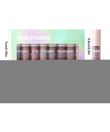 Zasdvn Liquid eye shadow eye color tint waterproof creamy long lasting coverage neutral 8 colors cosmetics for women date party - Buy Online on GoSupps.com