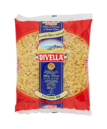 5x Divella pasta 100 Italiaans nr 88 flakes 500 gr