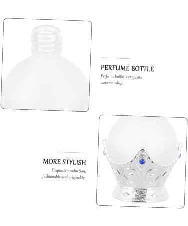 FRCOLOR 1pc Perfume Bottle Women Essential Oil Bottle Scent Perfume Holder Empty Perfume Container Gold Trim Dubai Perfume Liquid Containers Air Travel Empty Bottle Composite Material Vial 9X4X4CM Silver - Buy Online on GoSupps.com