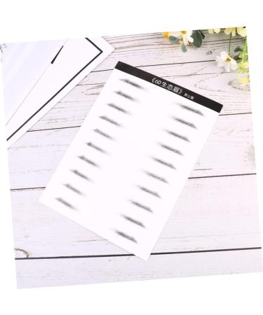 PLAFOPE 2 Pairs Hair- Like Authentic Eyebrows Eyebrow Makeup Tools Eyebrow Stickers Patch 3d Artificial - Buy Online on GoSupps.com