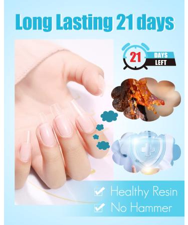 Gelike EC 6 in 1 Nail Glue Gel - Long Lasting UV Extension Glue for Acrylic Nails - Nail Repair Treatment | 1PCS Nail Glue - Buy Online on GoSupps.com