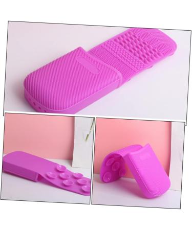 FRCOLOR 4 Pieces Makeup Brush Pad Foldable Brush Cleaner Brush Cleaning Tool Makeup Brush Mat for Brush Cleaning Makeup Tool Cleaning Accessories Multifunctional Wash Pad - Buy Online on GoSupps.com