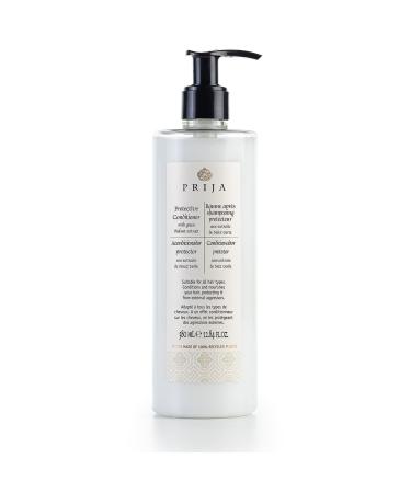 Prija Protective Hair Conditioner with Green Walnut Extract (12.84 fl oz) - For all Hair Types - Vegan Friendly - Dermatologically Tested - Made with 100% Recycled Bottle