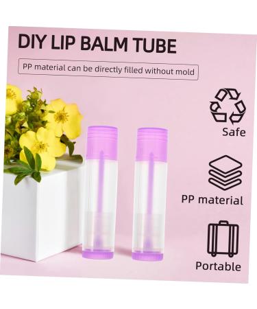 30 Pi ces Lot De Tubes Vides Pour Soin Des L vres Design Soign Et Pratique Id als Pour Diy Et Rangement violet - Buy Online on GoSupps.com
