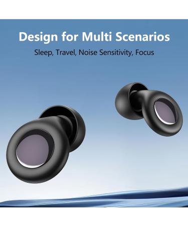 Comfortable Reusable Ear Plugs for Sleeping - 25dB Noise Reduction 4 Pairs Soft Silicone Eartips (S/M/L) with Portable Case - Buy Online on GoSupps.com