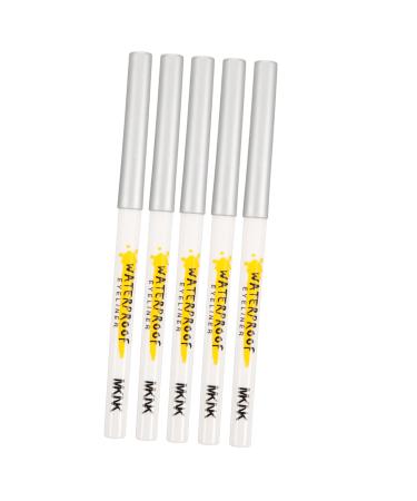 NOLITOY 5pcs White Lying Silkworm Pen Highlighters White Crayons Eye Makeup Tool Eyeliner Make up Girl