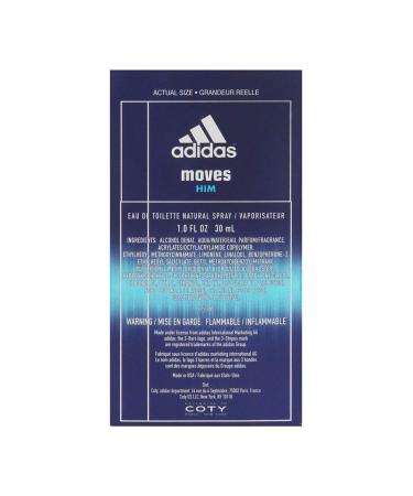 Adidas Move for Him Eau De Toilette/Natural Spray/vaporisateur 1 Fl Oz/30 Ml - Buy Online on GoSupps.com