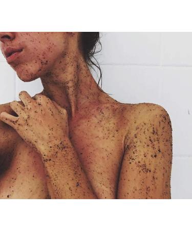 MINETAN BODY.SKIN Coffee Scrub | Exfoliating & Hydrating Face & Body Treatment for Smooth Skin Breakouts Stretch Marks & Self Tan Prep - 200g - Buy Online on GoSupps.com