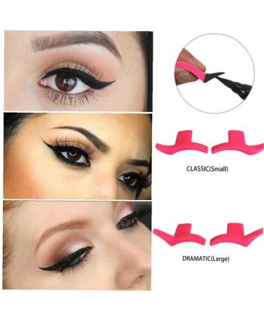 4Pcs Eyeliner Stamp & Eye Shadow Stencil Set | Easy Makeup Tools for Perfect Eyeliner - Buy Online on GoSupps.com